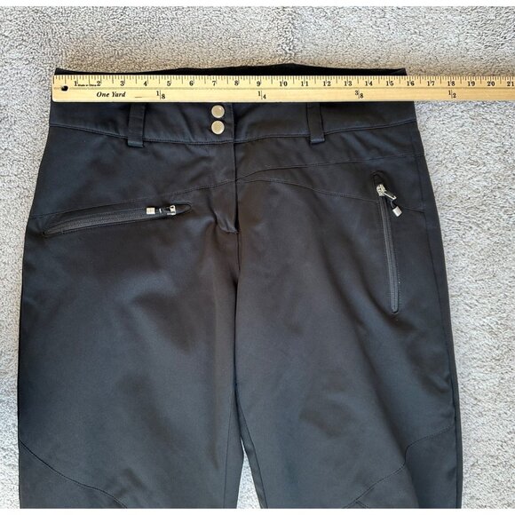 Obermeyer Ladies Insulated Black Ski Snow Pants Size 8 Style 7673 Adjustable Wai - Picture 8 of 16